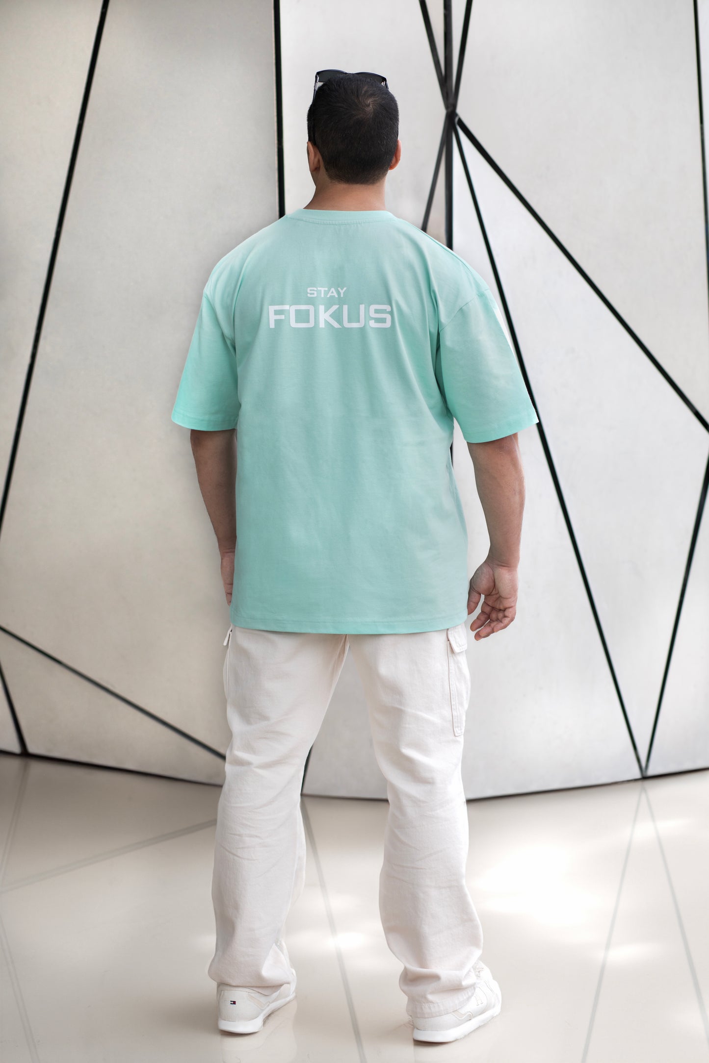 T-shirt ajusté VERT PASTEL Collection By Color